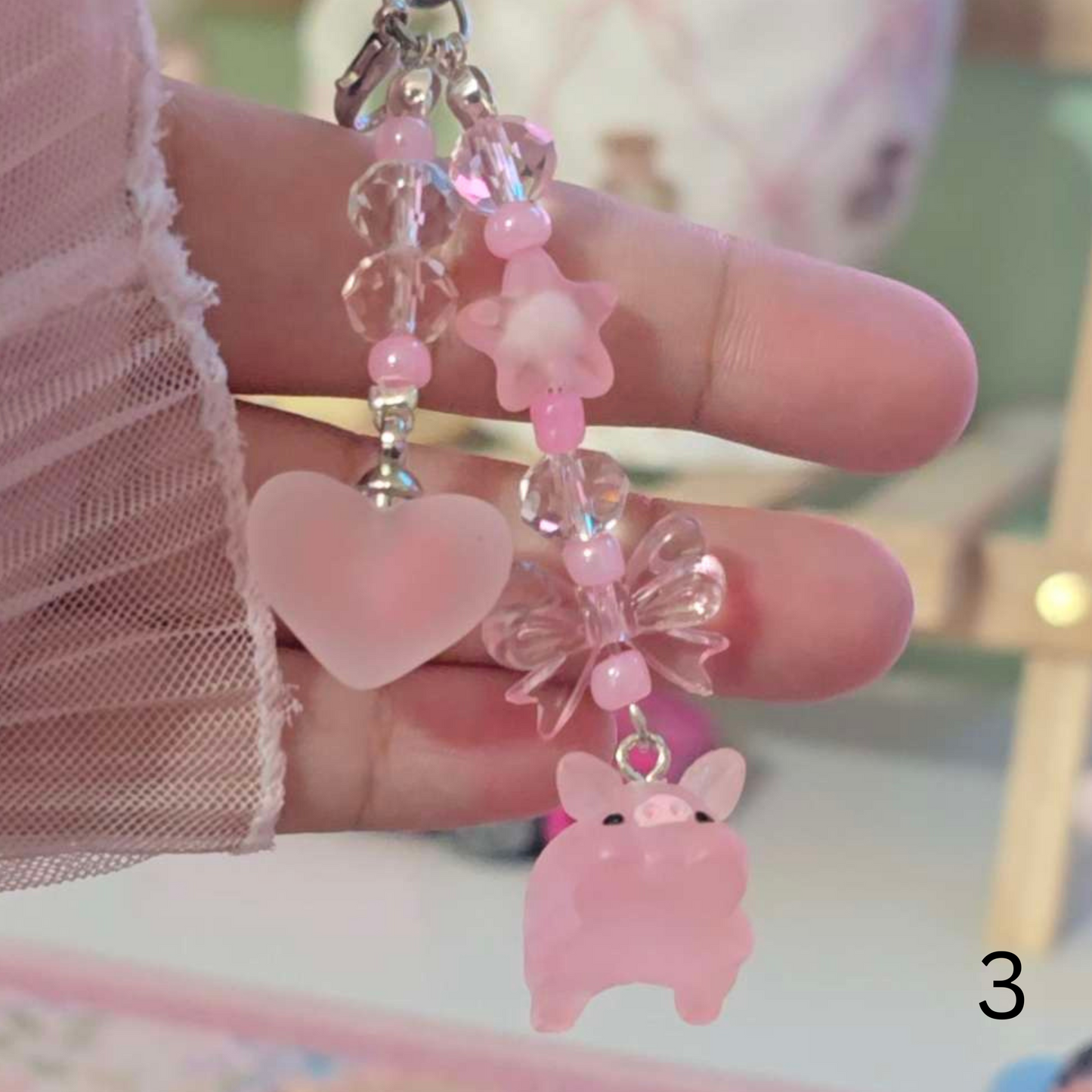 Pig phone charms