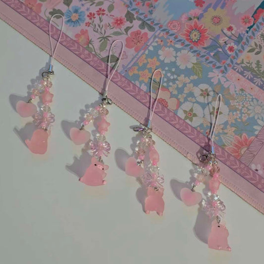 Pig phone charms