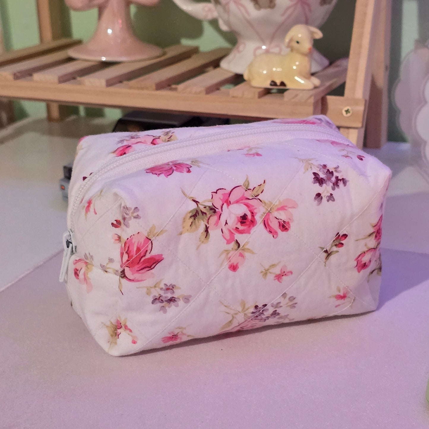 Small Floral Toiletry Bag