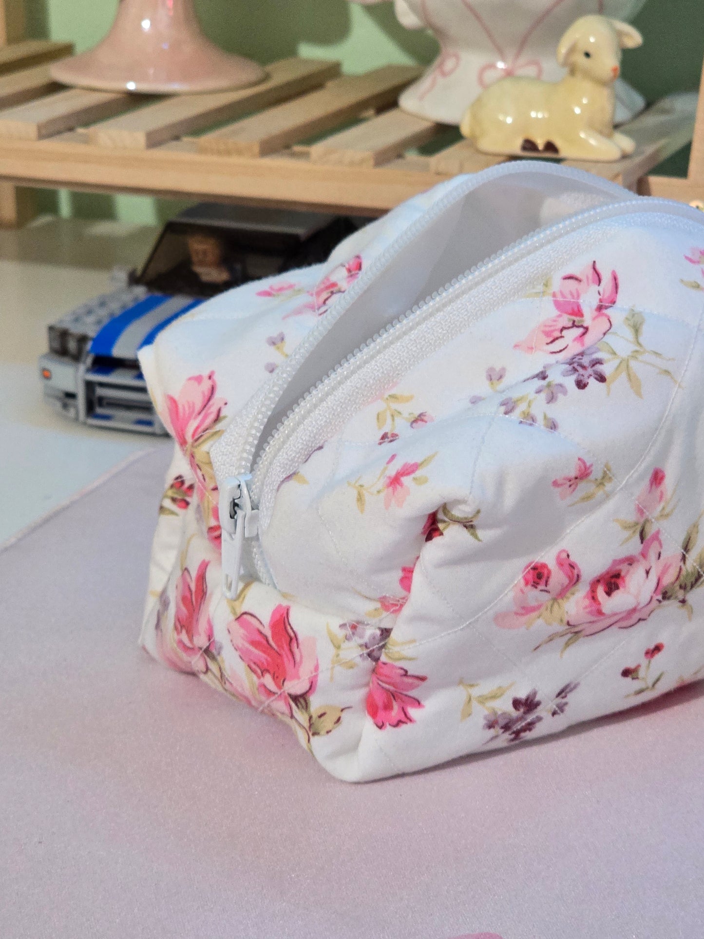 Small Floral Toiletry Bag