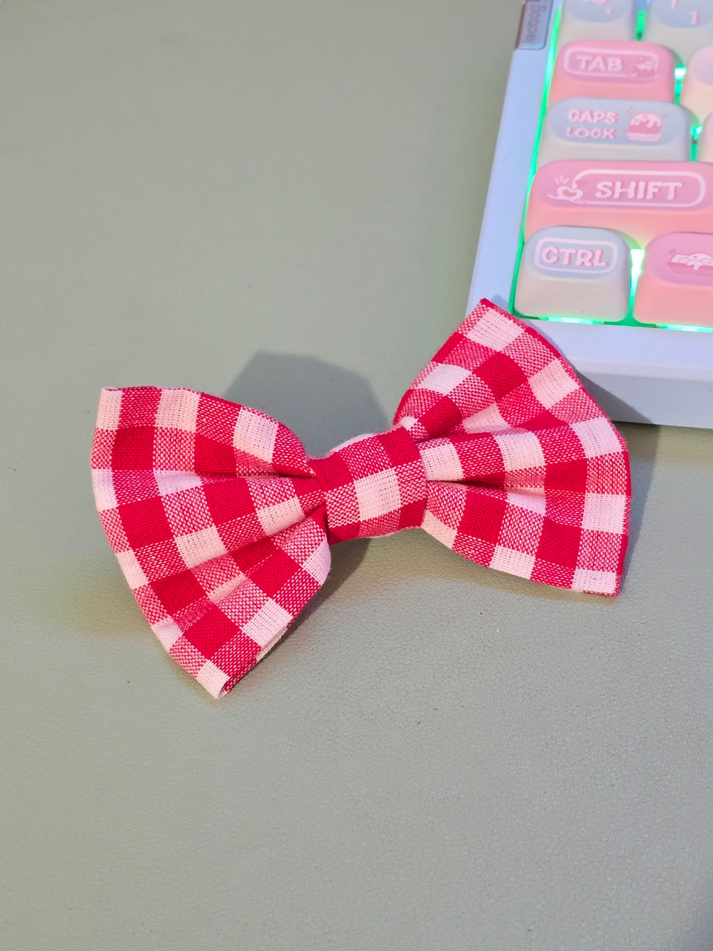 Red Gingham Bow