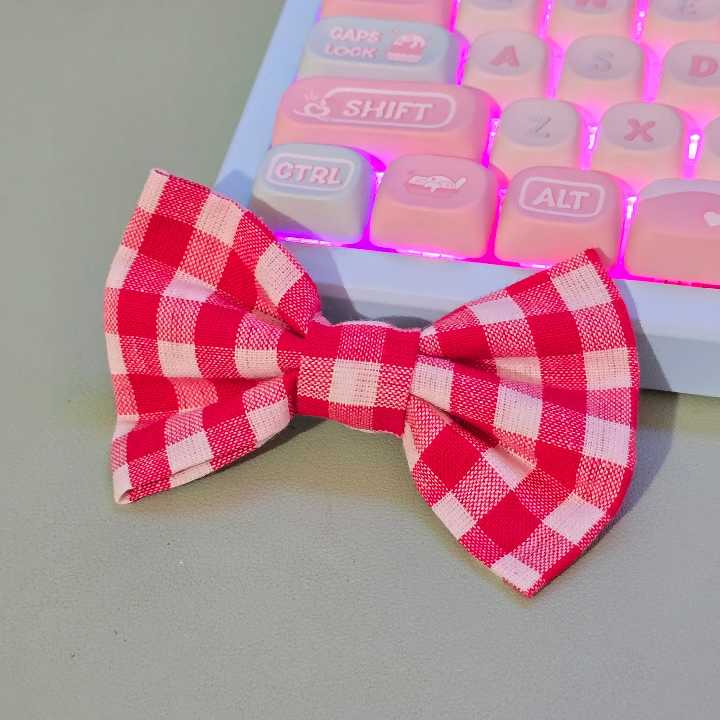 Red Gingham Bow