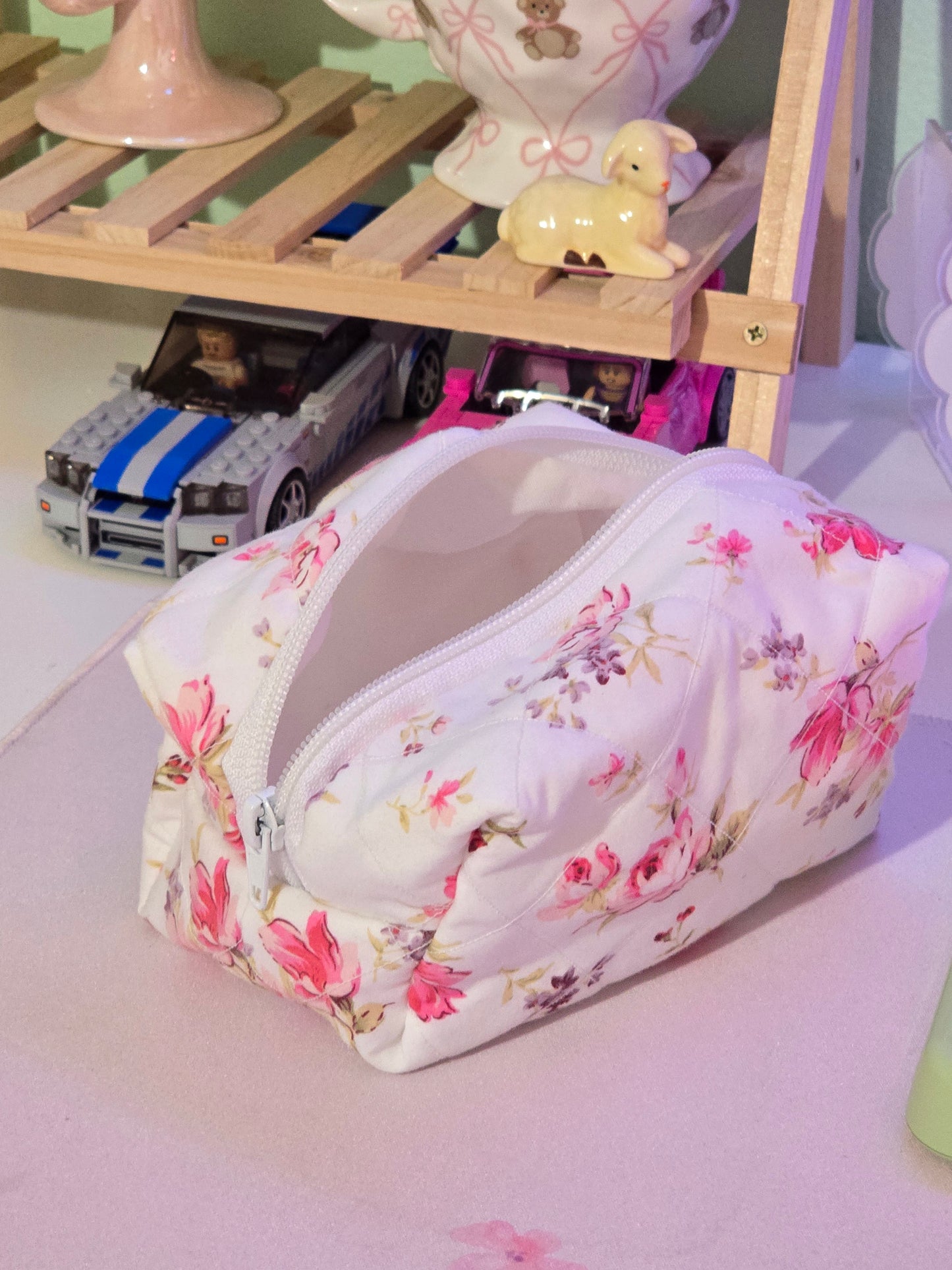Small Floral Toiletry Bag