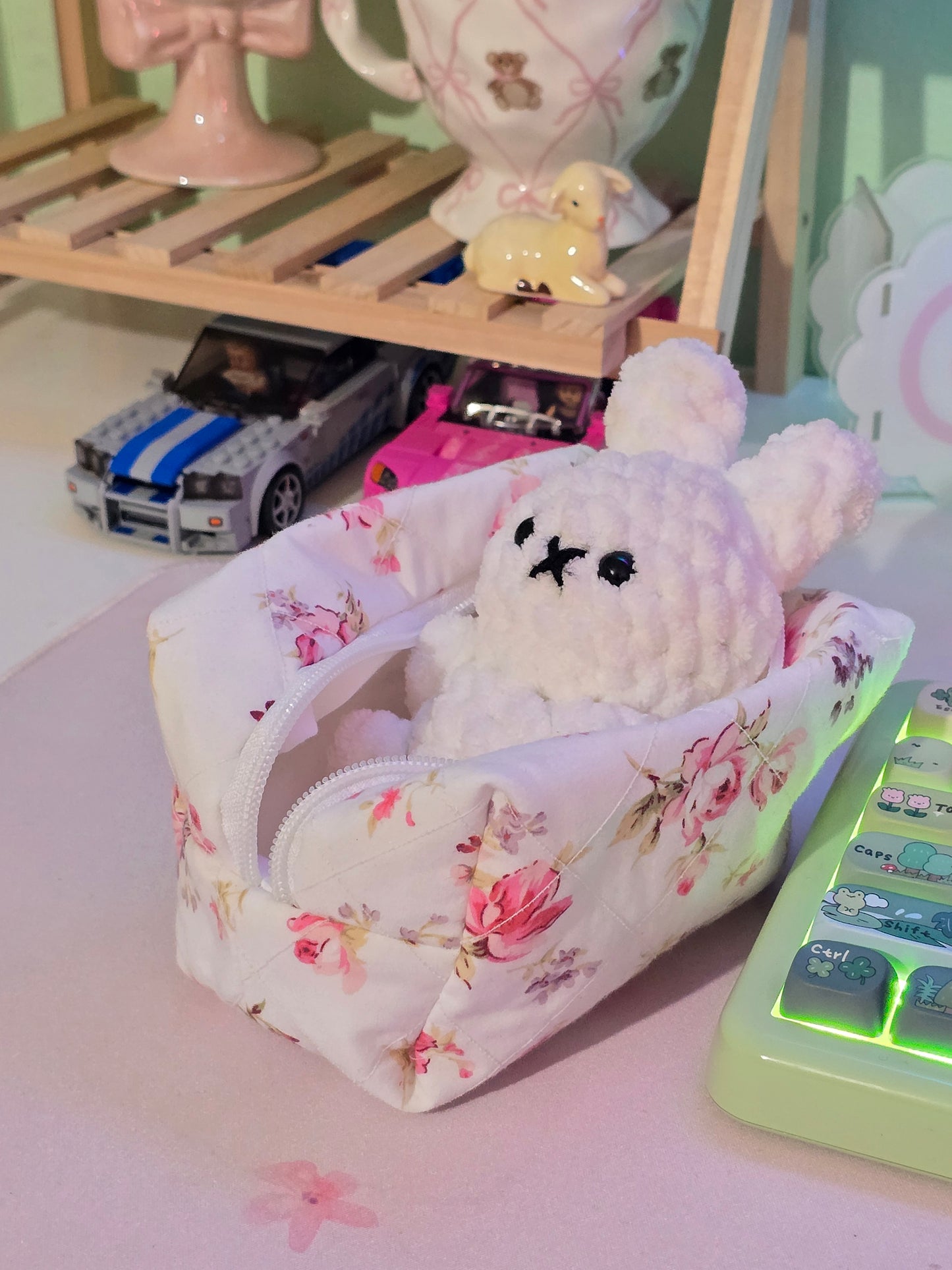 Small Floral Toiletry Bag