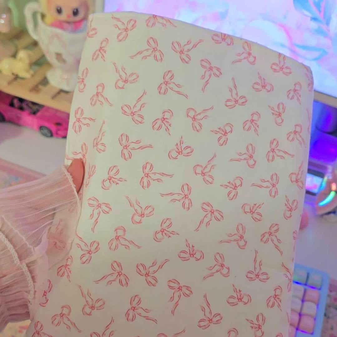 Pink Bow Book Sleeve (paperback)