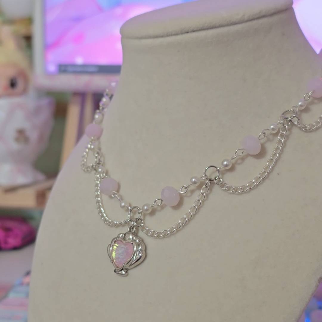 "Katelyn" Necklace in Pink