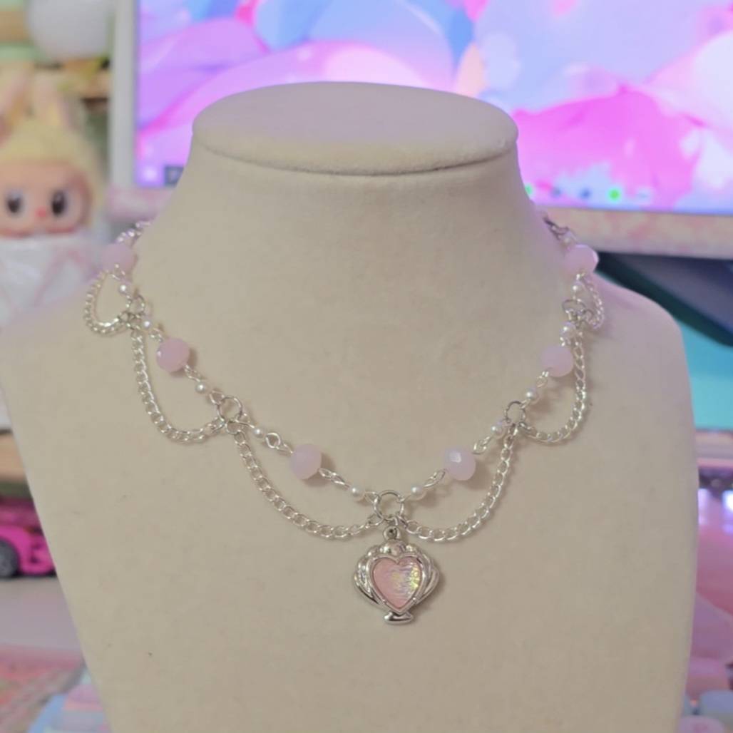 "Katelyn" Necklace in Pink