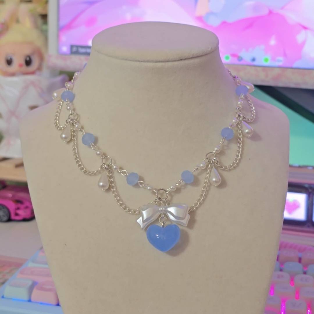 "Seraphina" Necklace in Blue