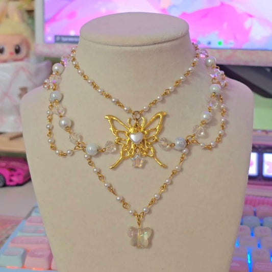 "Mariposa" Gold Necklace