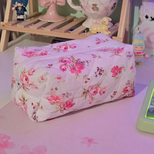 Large Floral Toiletry Bag