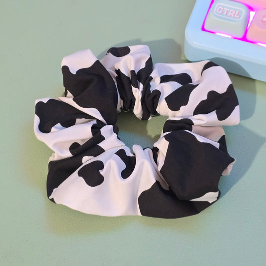 Cow Print Scrunchie